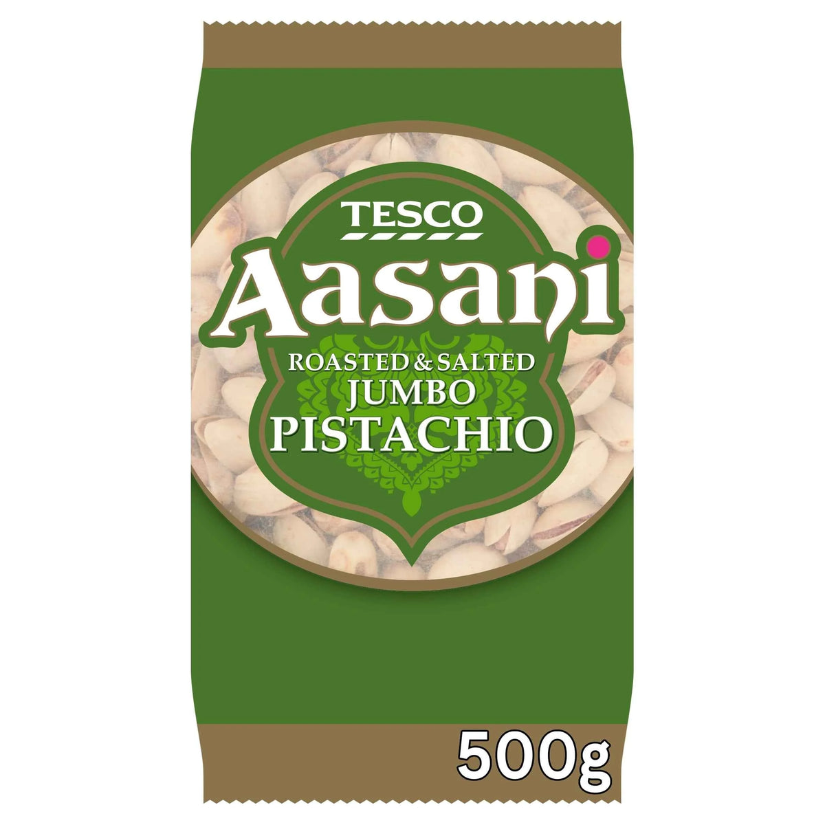 Roasted & Salted Jumbo Pistachios 500g by AASANI