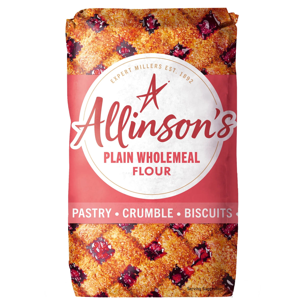 's Plain Wholemeal Baking Flour 1kg by ALLINSON