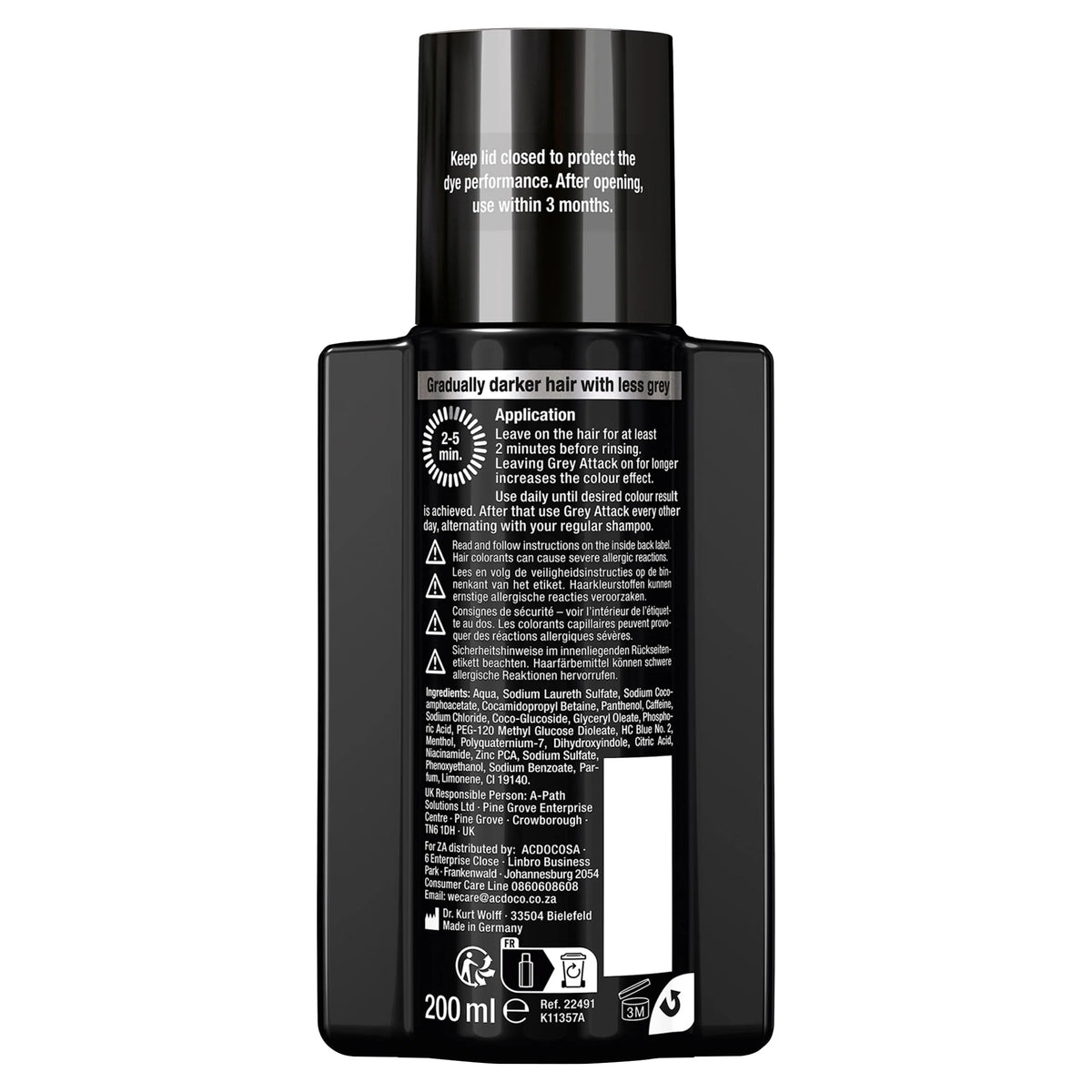 Grey Attack Shampoo 200ml by ALPECIN