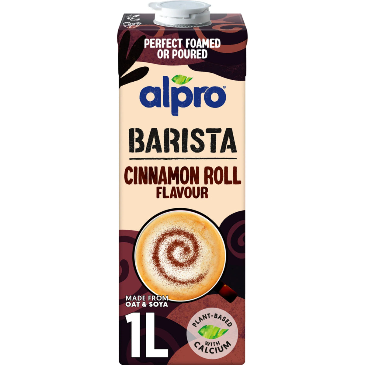 Barista Cinnamon Roll Flavour Drink 1l by alpro at The British Vault