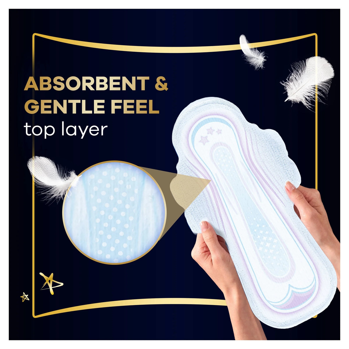 Ultra Secure Night Sanitary Towels by always