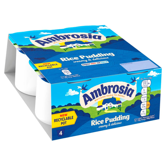 Ready To Eat Creamed Rice Pudding 4 by Ambrosia