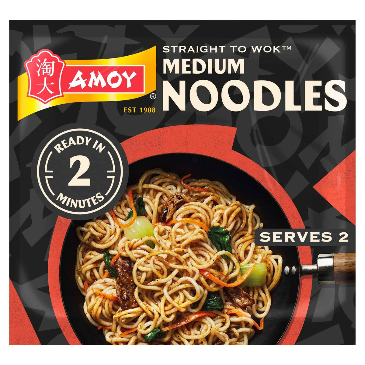 Medium Noodles 2x150g by AMOY