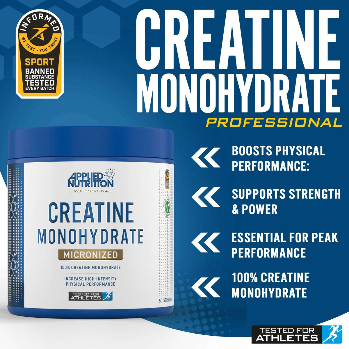 Creatine Monohydrate Powder by Applied Nutrition