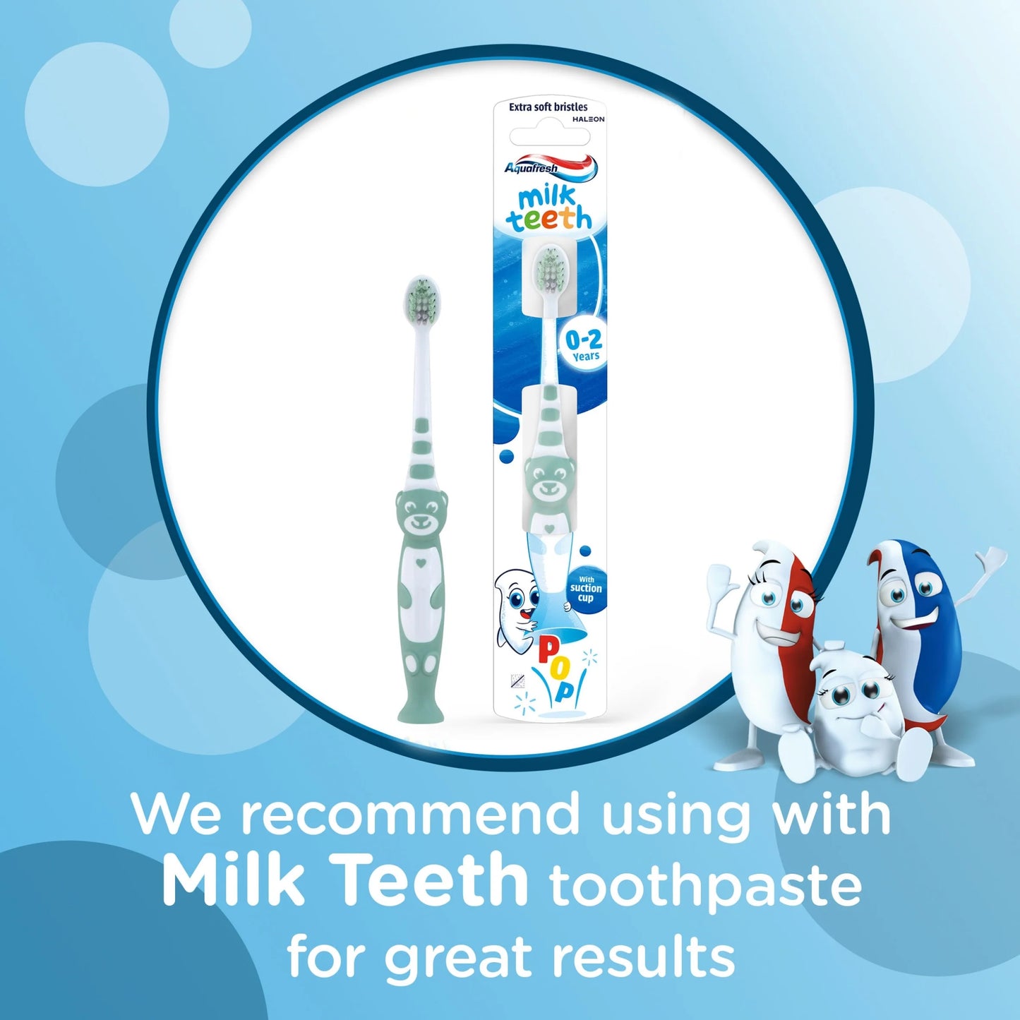 Milk Teeth Toothbrush 0-2 Years by AQUAFRESH