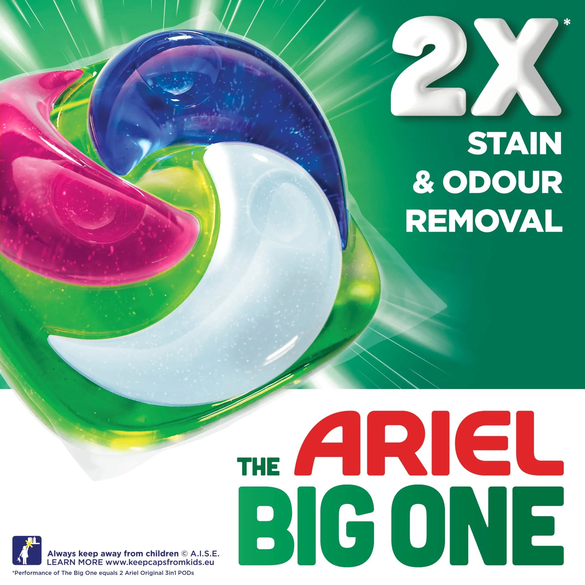 The Big One Colour Washing Liquid Pods by ARIEL