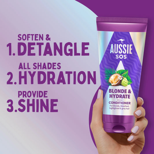 Aussie Sos Blonde & Hydrate Conditioner 200ml by PROCTER AND GAMBLE