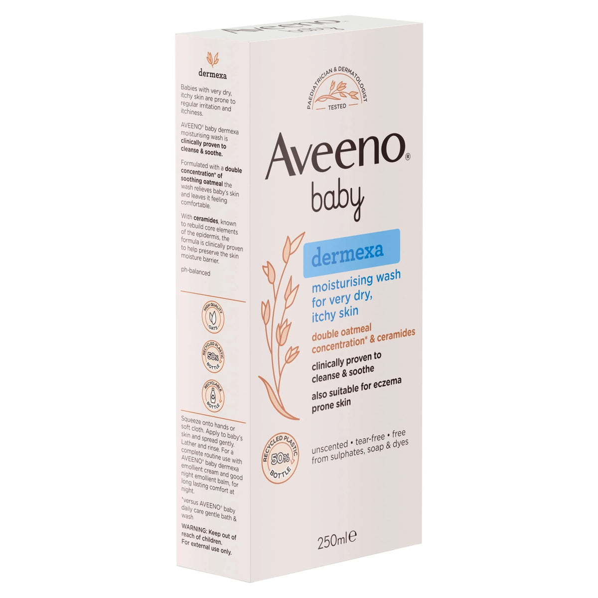 Baby Dermexa Moisturising Wash Dry by Aveeno