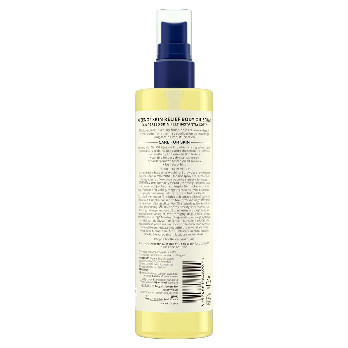 Skin Relief Body Oil Spray Moisturiser by Aveeno