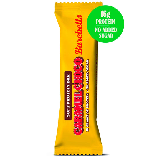 Soft Protein Bar Caramel Choco 55g by Barebells