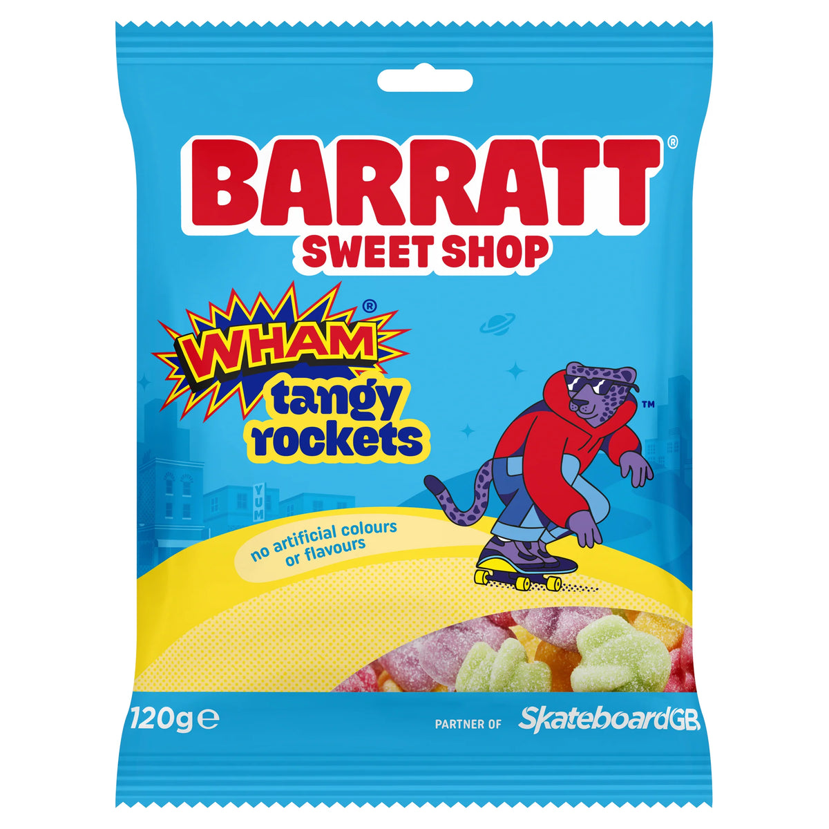 Wham Tangy Rockets 120g by BARRATT at The British Vault