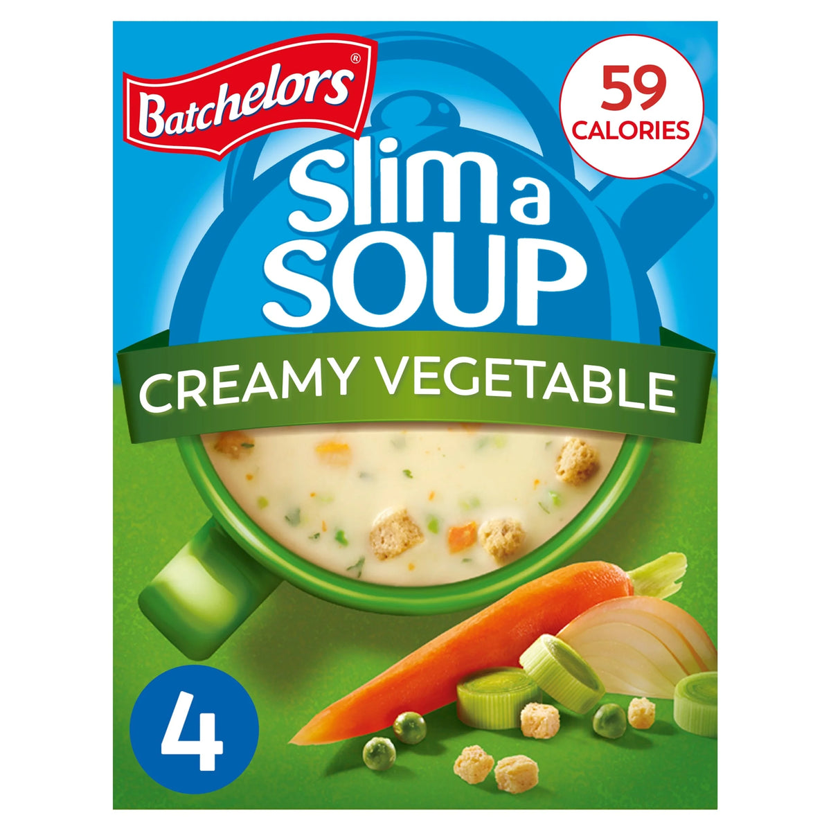 Slim A Soup Creamy Vegetables 51g by BATCHELORS
