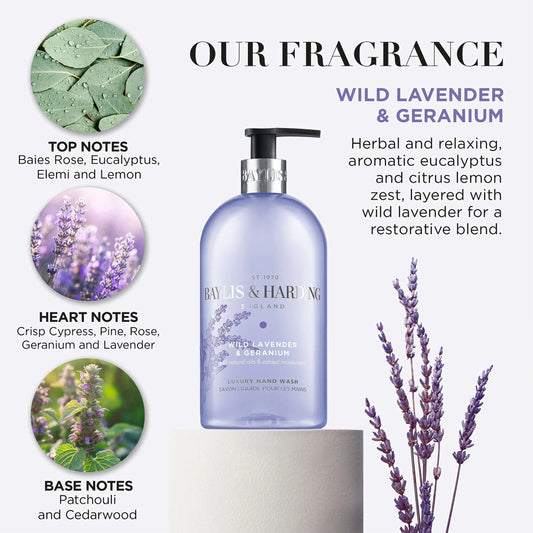 Wild Lavender & Geranium by BAYLIS & HARDING