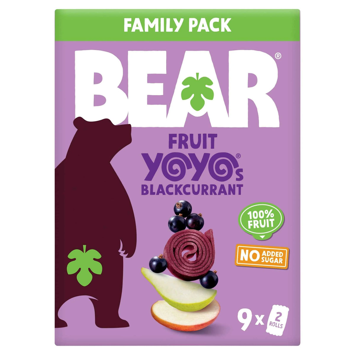 Blackcurrant Fruit Rolls Yoyos 9 X 20g by BEAR