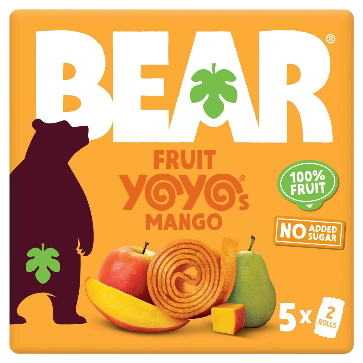 Pure Fruit Yoyos - Mango 5 X 20g by BEAR