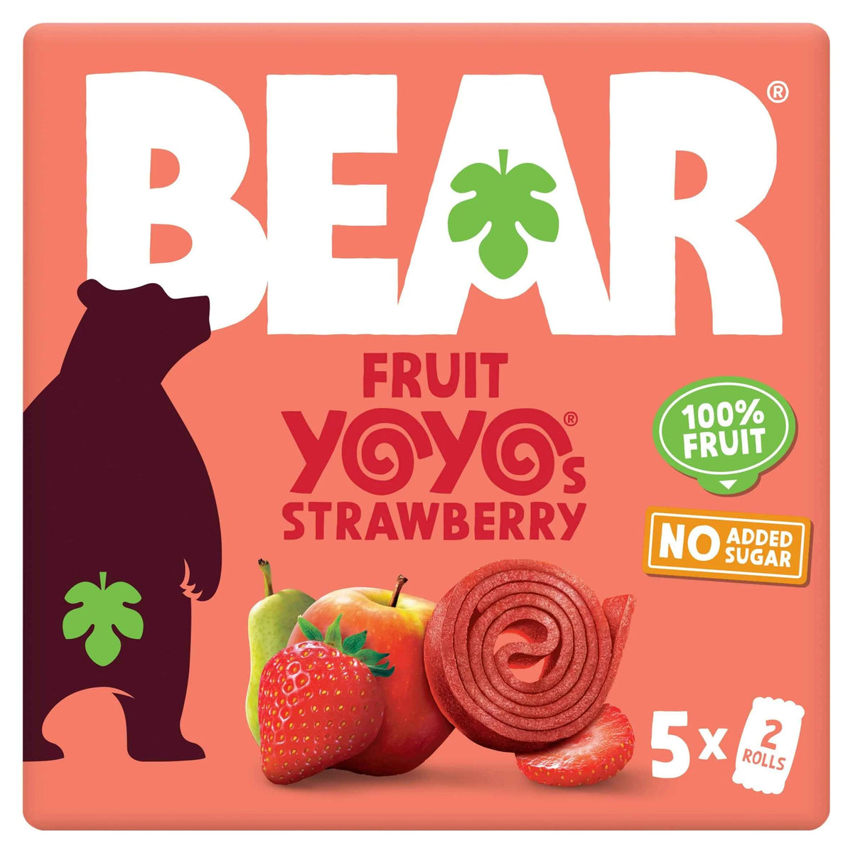 Strawberry Yoyo Multipack 5x20g by BEAR