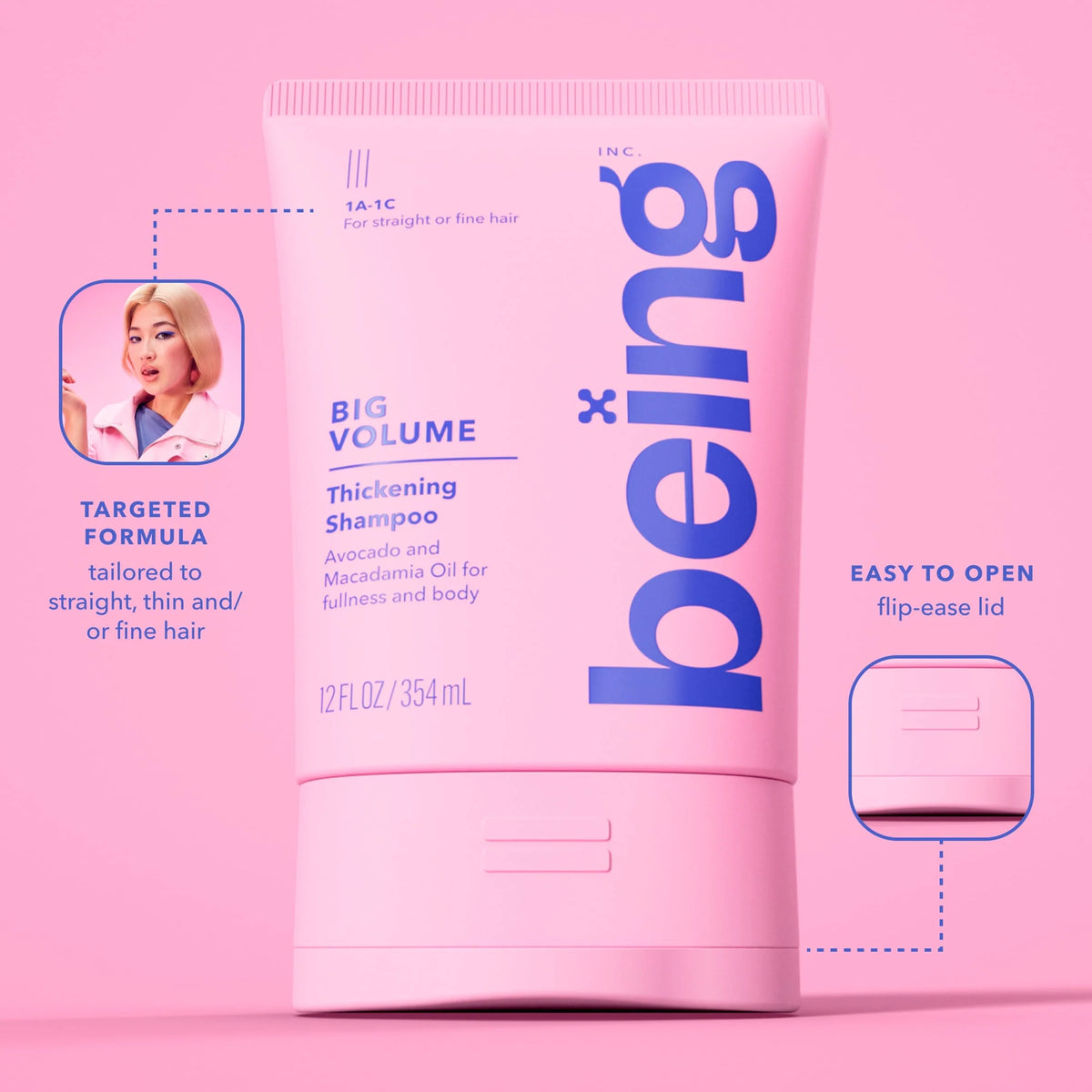 Shampoo Big Hair 354ml by being