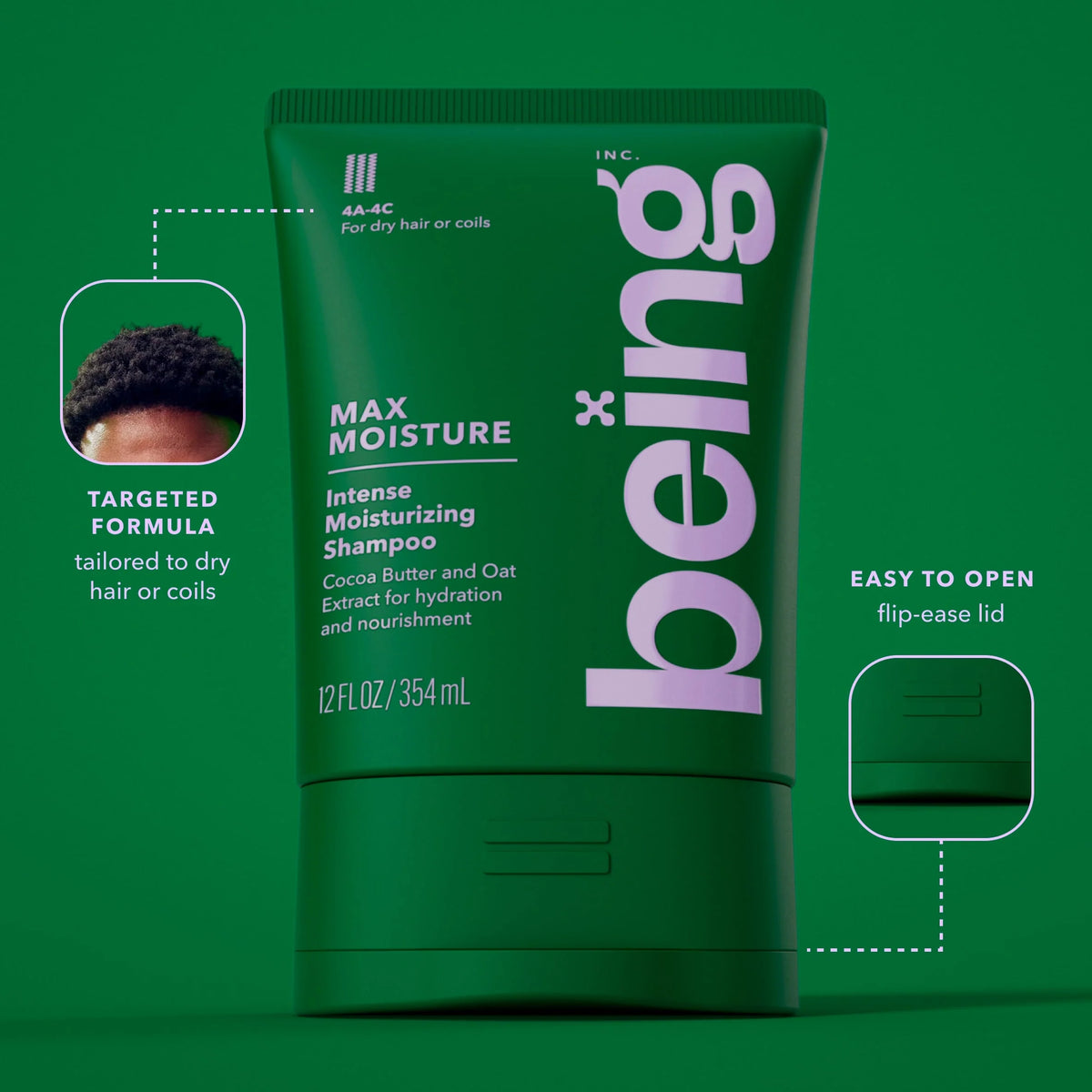 Shampoo Max Moisture 354ml by being