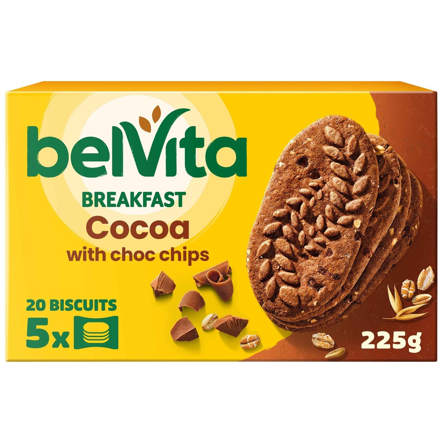 Breakfast Cocoa Chocolate Chip Cereal by belVita