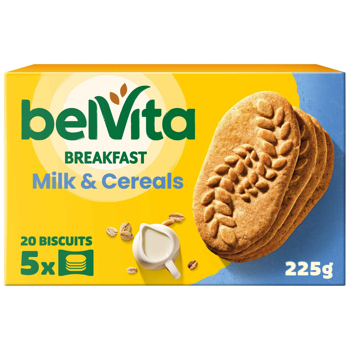 Breakfast Milk & Cereal Biscuit Snack by belVita