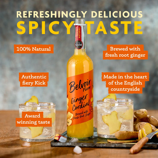 Ginger Cordial 500ml by BELVOIR