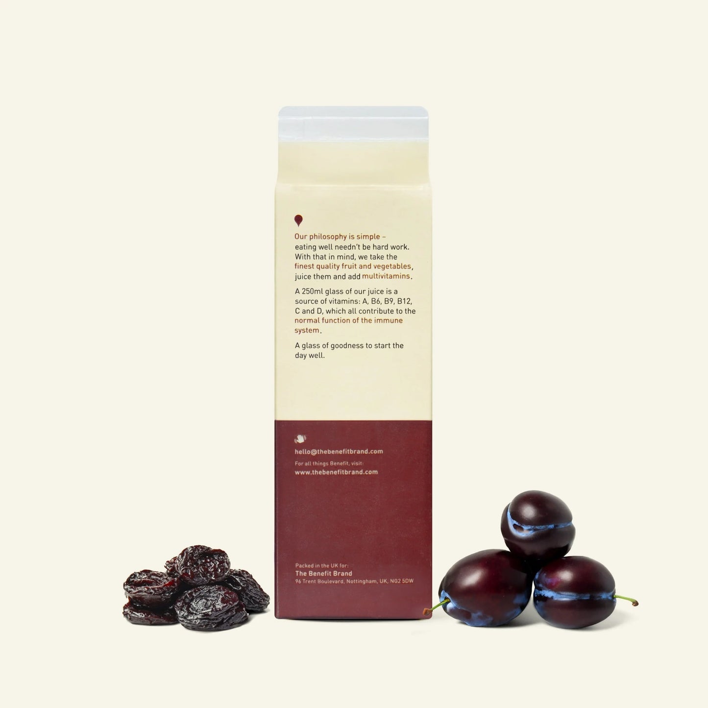 Benefit 100% Prune Juice 1litre by GET MORE