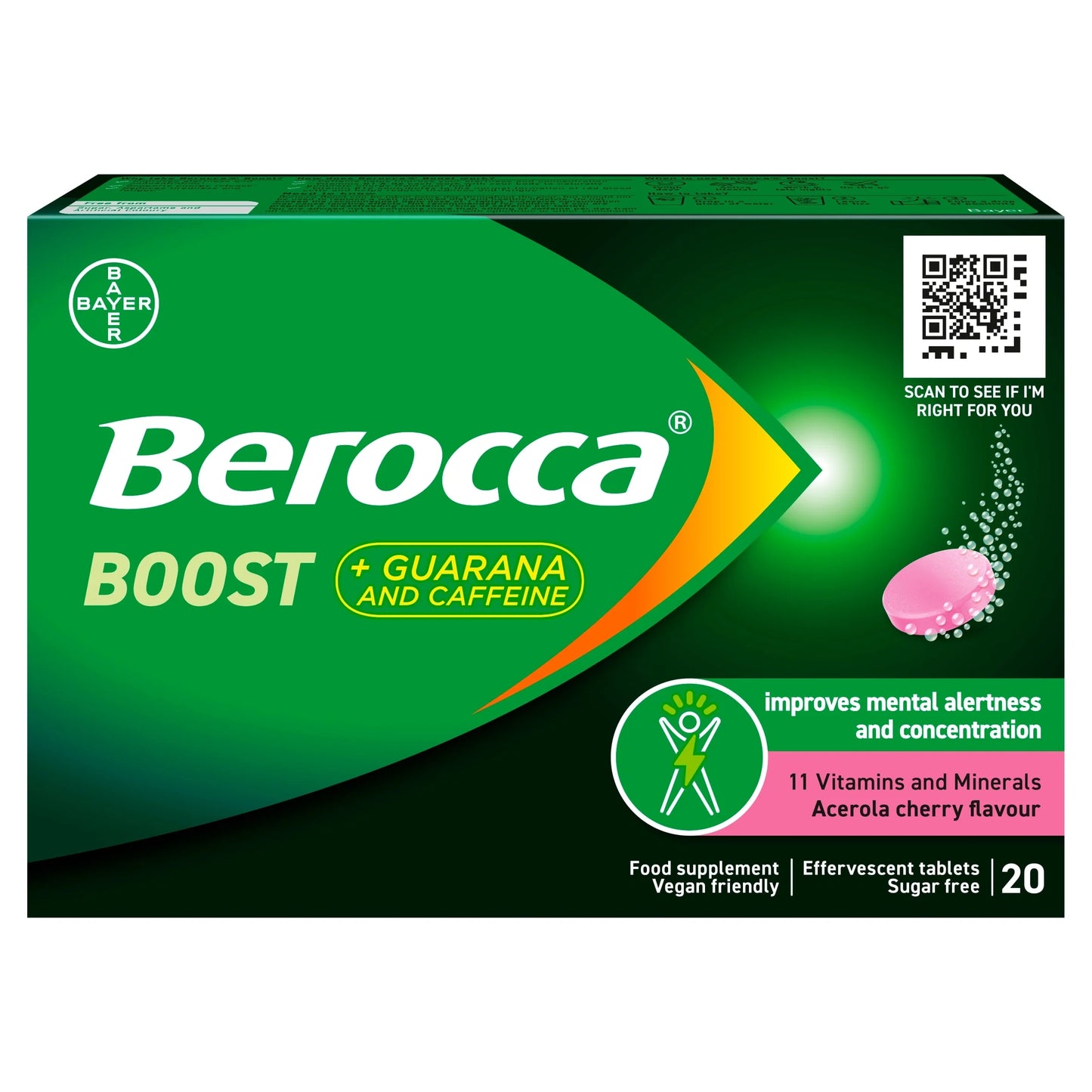 Boost Acerola Cherry Effervescent by BEROCCA