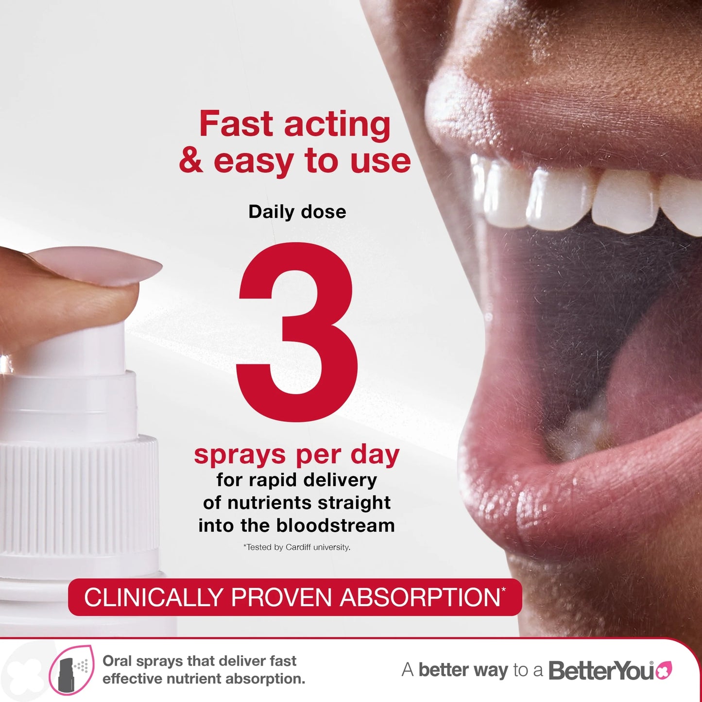 D3000+K2 Vitamin D+K2 Daily Oral by BetterYou