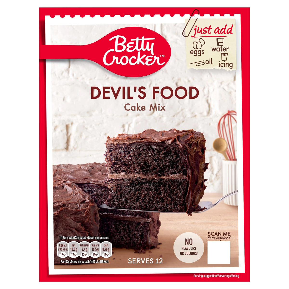 Devils Food Chocolate Cake Mix by Betty Crocker
