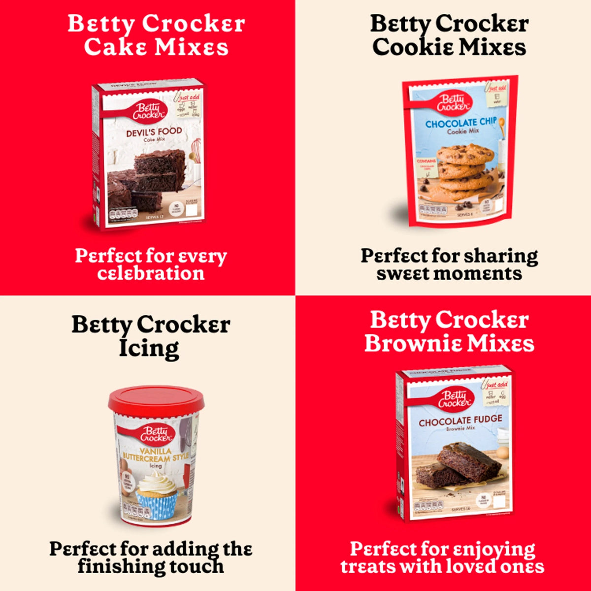 Rainbow Chip Party Cake Mix 425g by Betty Crocker