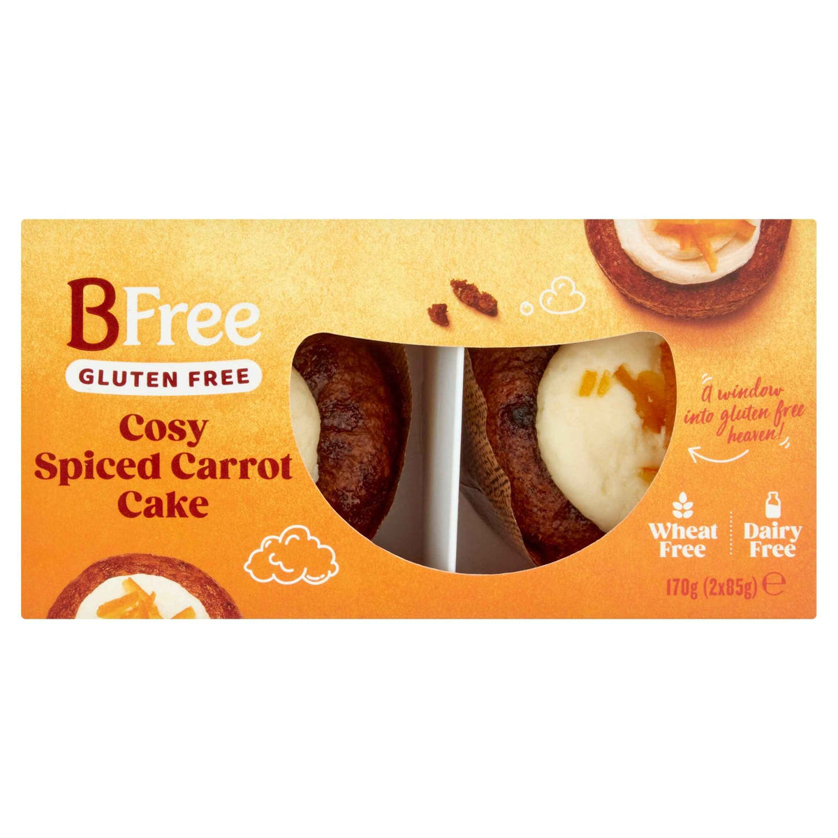 2 Gluten Free Spiced Crt Cakes 170g by BFree