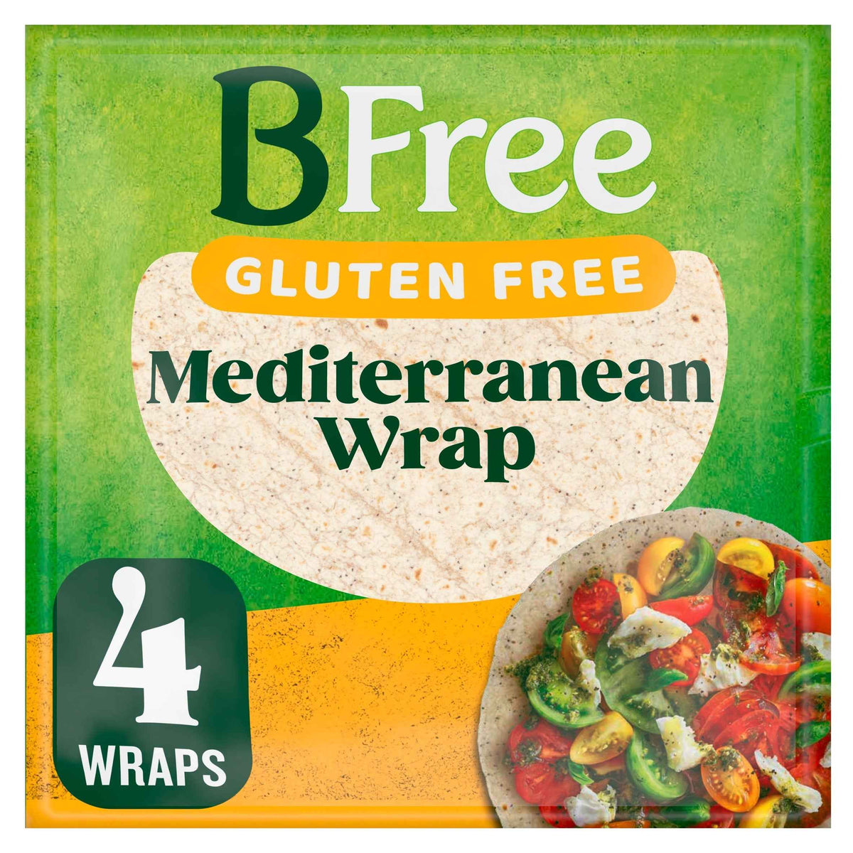 Gluten Free Mediterranean Wrap 4 Pack by BFree