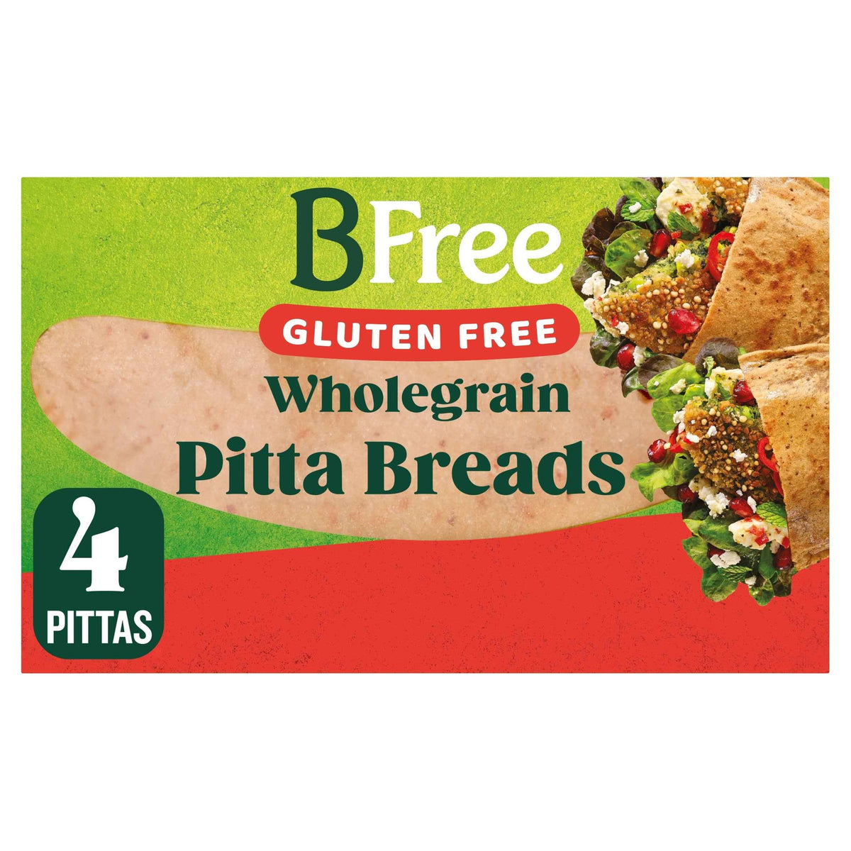 Wholegrain Gluten Free Pitta Bread 4 by BFree