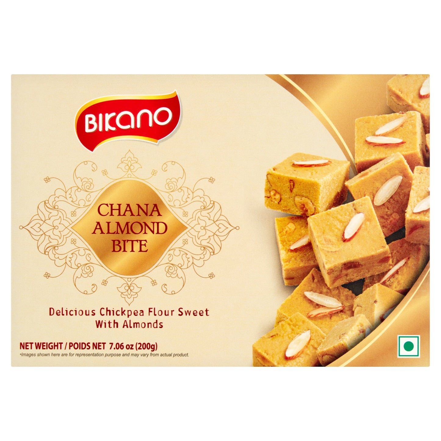 Chana Almond Bite 200g by BIKANO