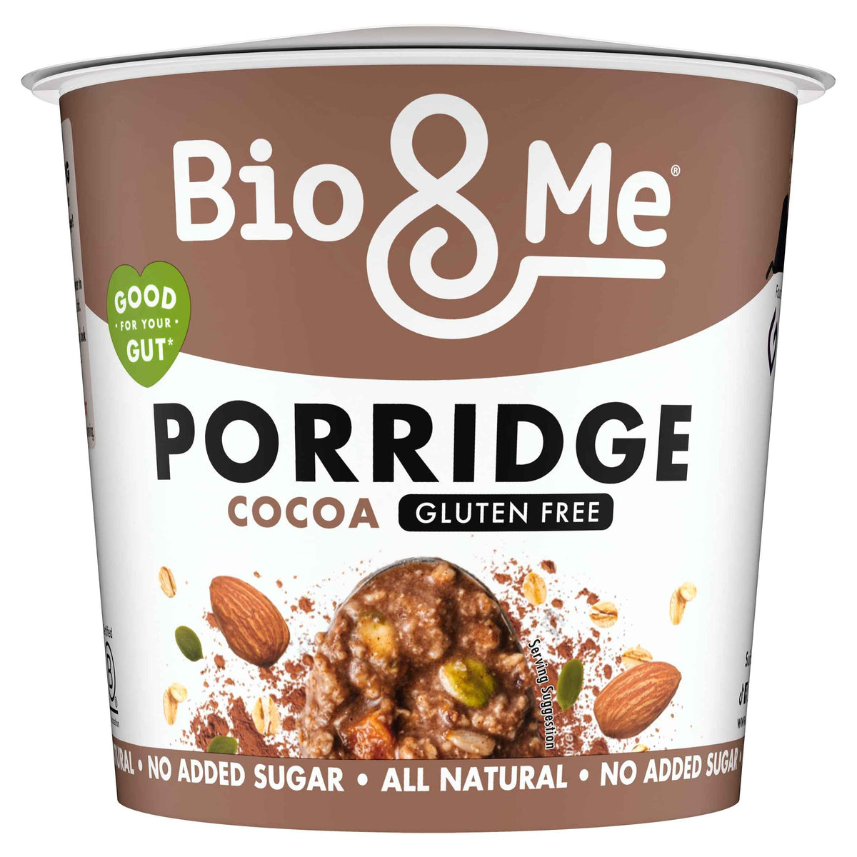 Cocoa Gluten Free Porridge Pot 58g by Bio&Me