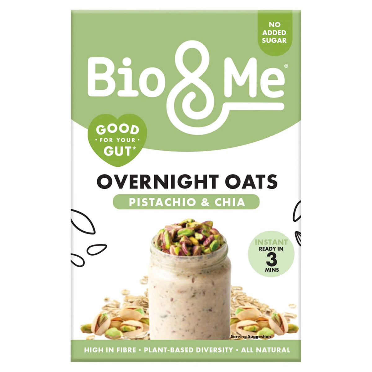 Pistachio Overnight Oats 350g by Bio&Me