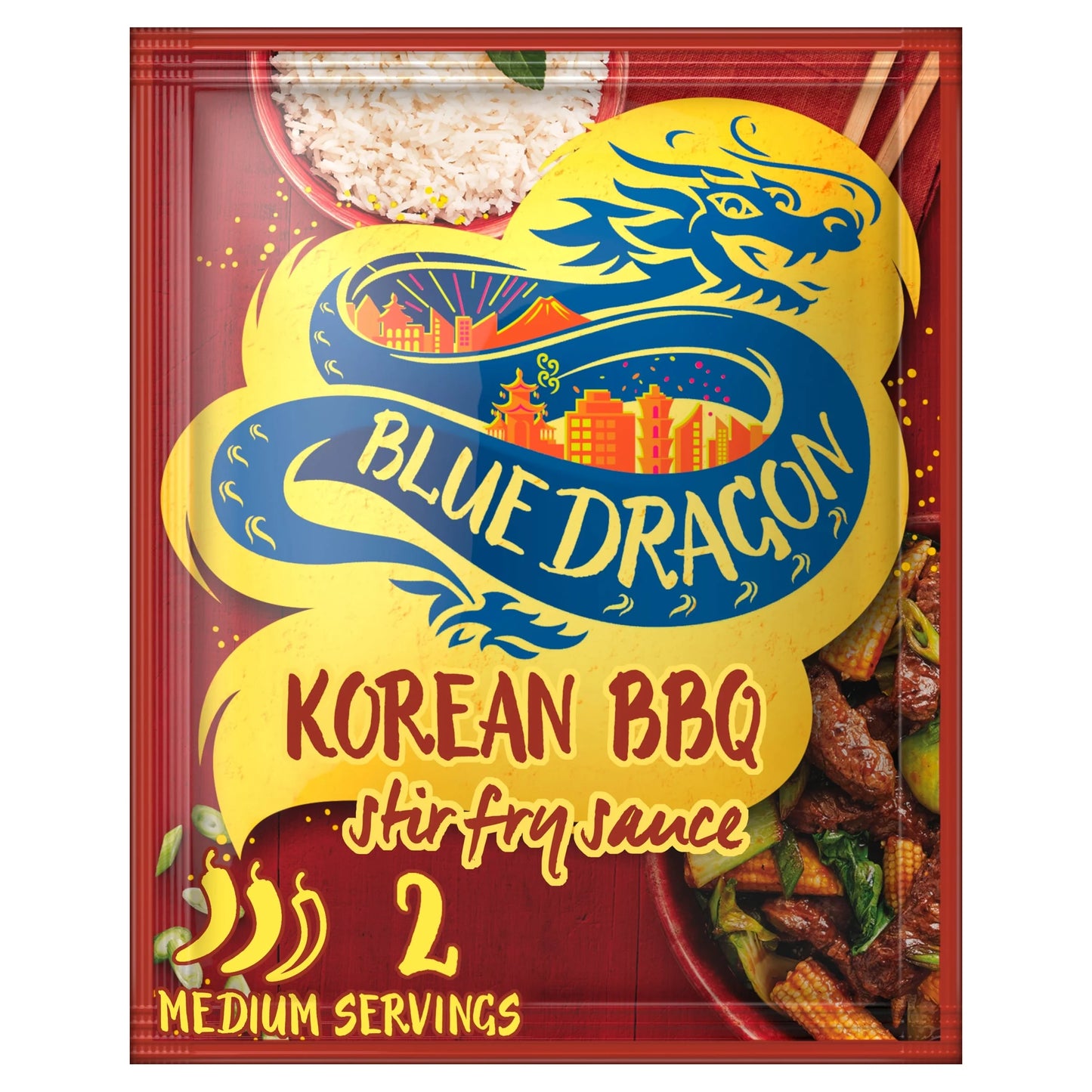 Korean Bbq Stir Fry Sauce 120g by BLUE DRAGON