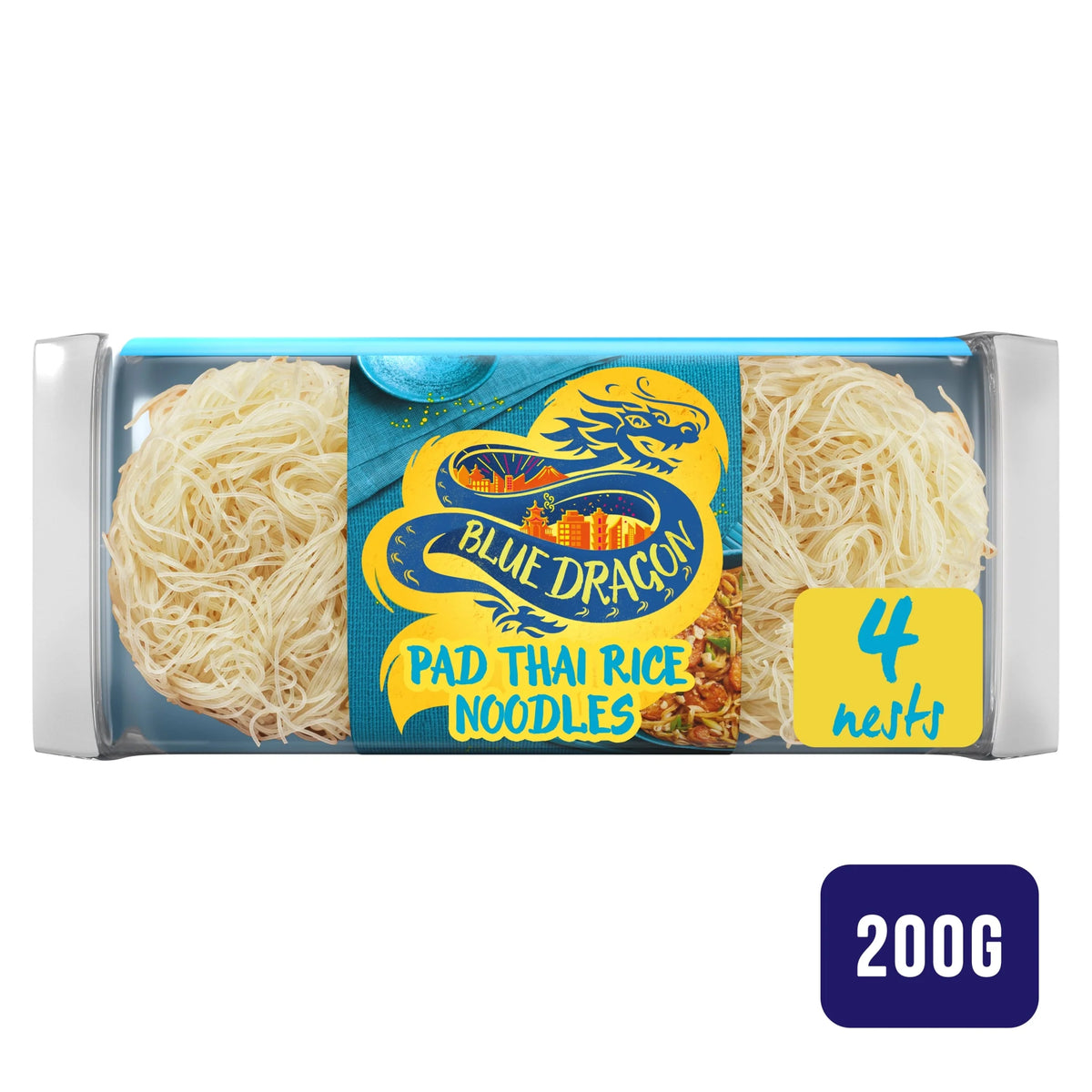 Pad Thai Rice Noodles 200g by BLUE DRAGON