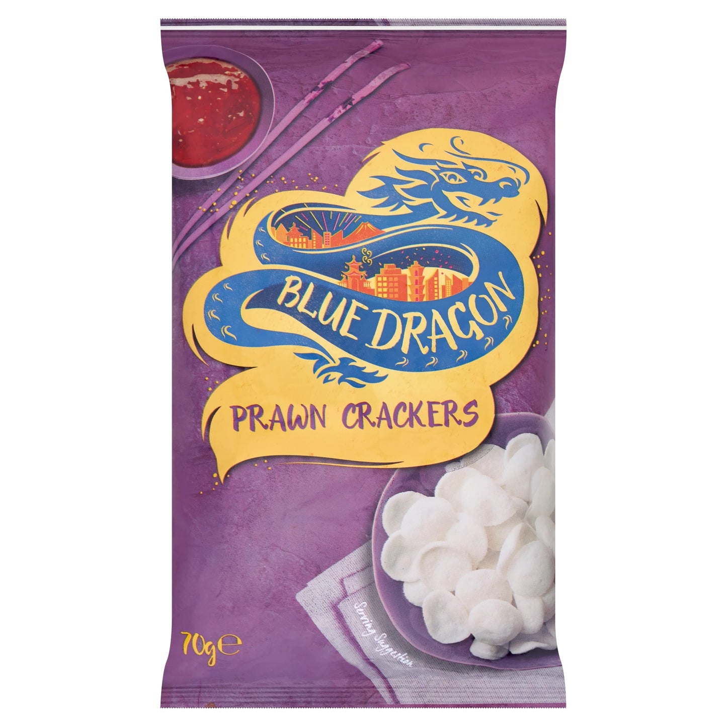 Prawn Crackers 70g by BLUE DRAGON