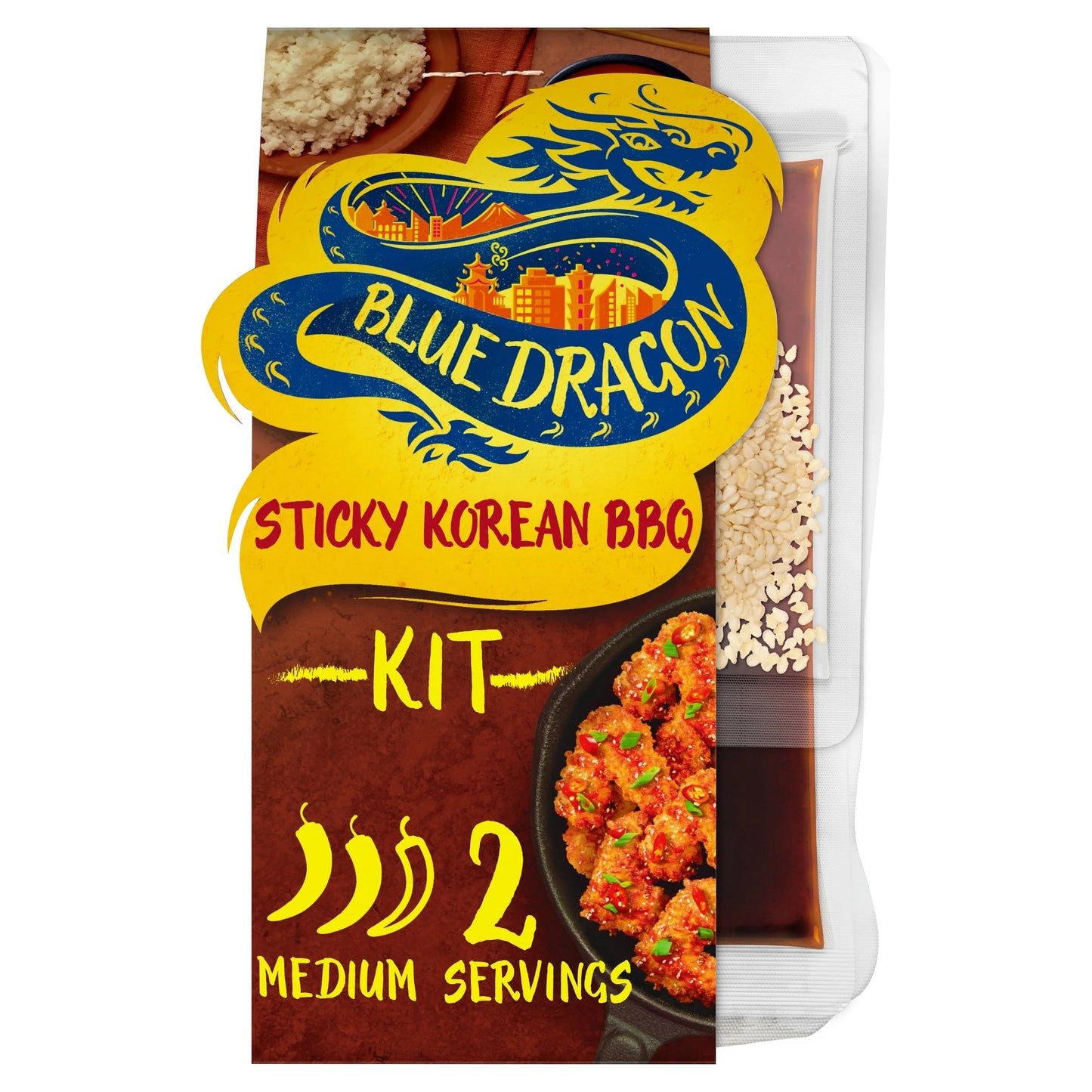 Sticky Korean Bbq Meal Kit 222g by BLUE DRAGON