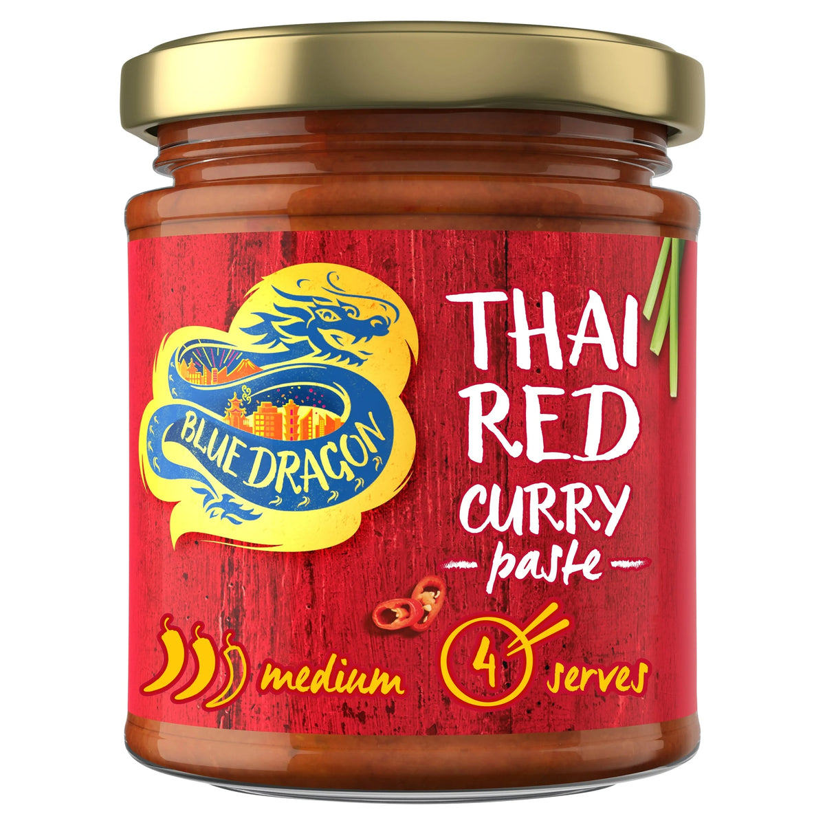 Thai Red Curry Paste 170g by BLUE DRAGON