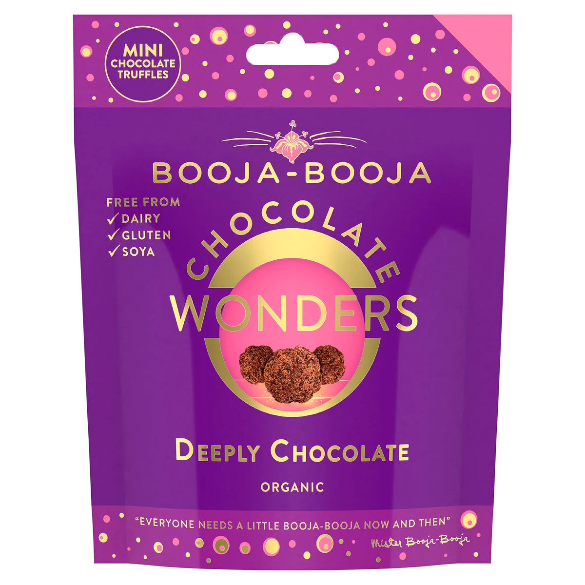 Booja-booja Deeply Chocolate Wonders 65g by BOOJA BOOJA at The British Vault