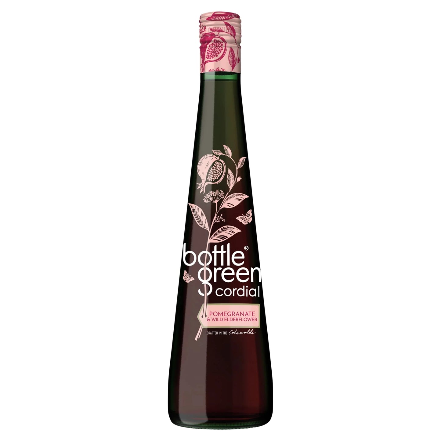 Pomegranate Elderflower Cordial by bottlegreen