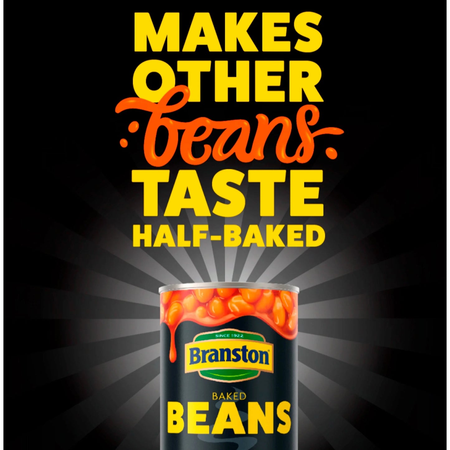 Baked Beans In Tomato Sauce 3 X 220g by BRANSTON