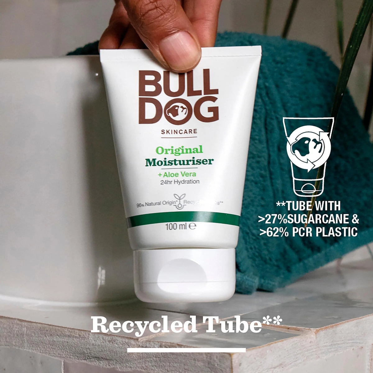 Skincare Original Men's Face Moisturiser 100ml by BULLDOG