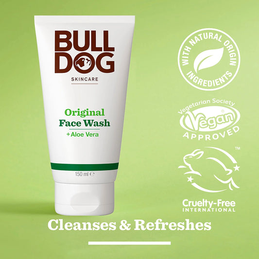 Skincare Original Men's Face Wash 150ml by BULLDOG