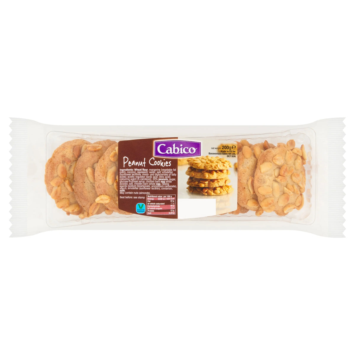 Peanut Cookies 200g by CABICO