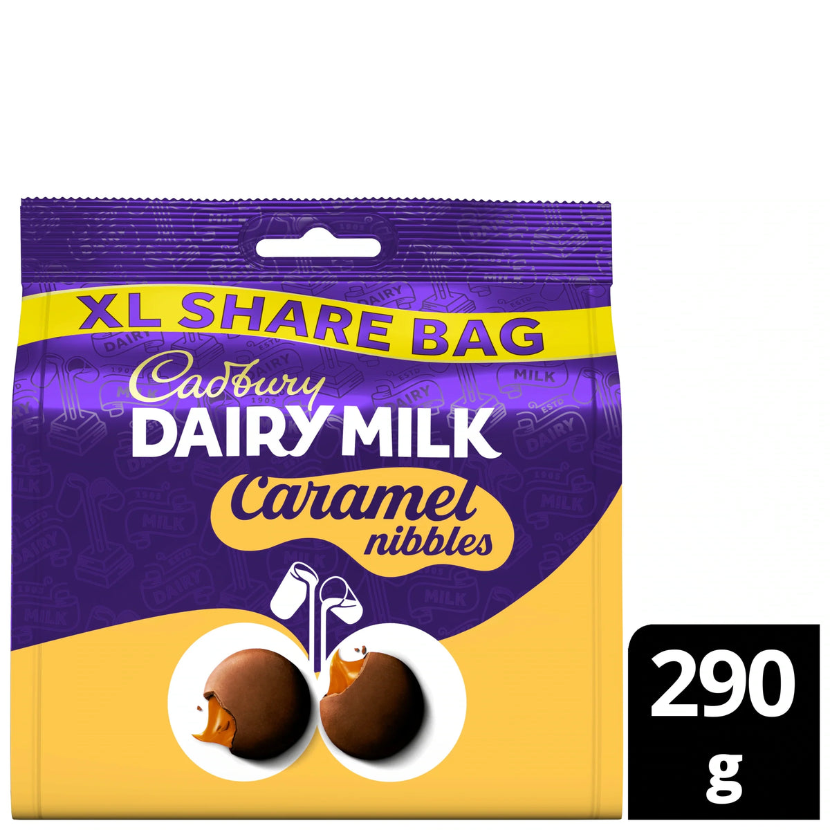 Dairy Milk Caramel Nibbles Chocolate by Cadbury at The British Vault