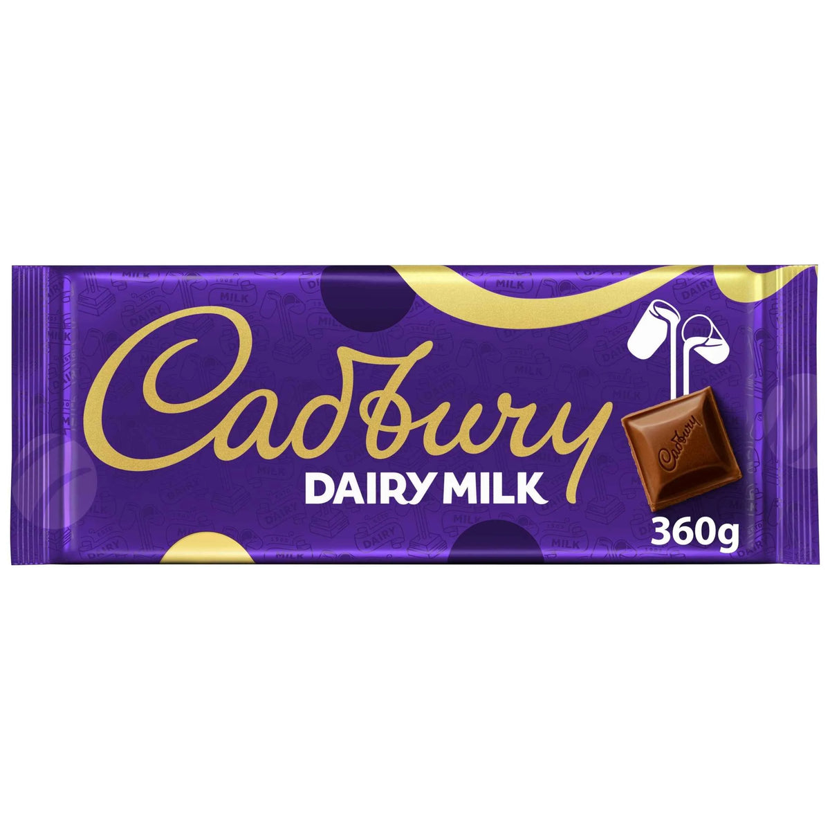 Dairy Milk Chocolate Bar Large 360g by Cadbury