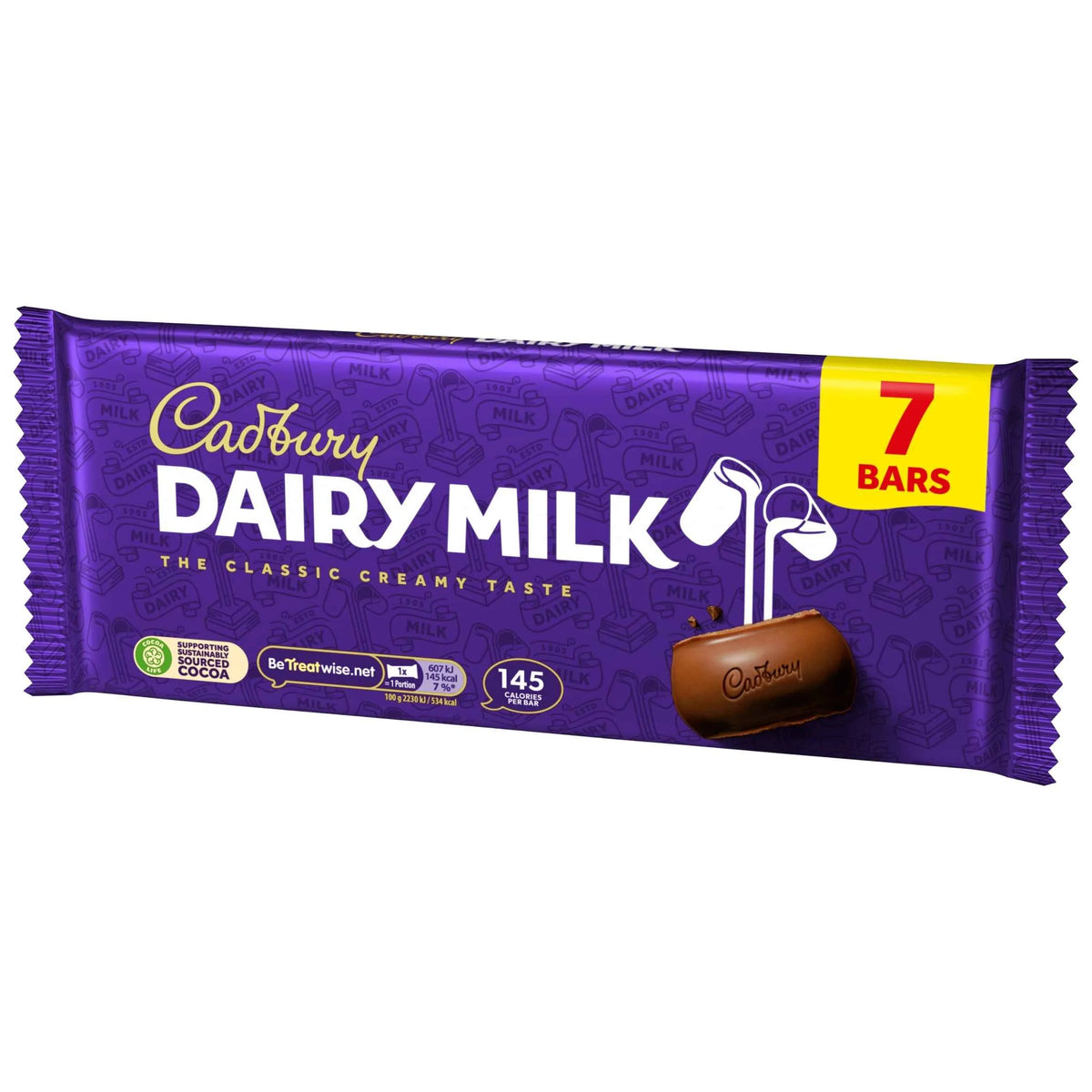 Dairy Milk Chocolate Bar Multipack 7 by Cadbury